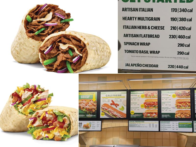Subway Menu