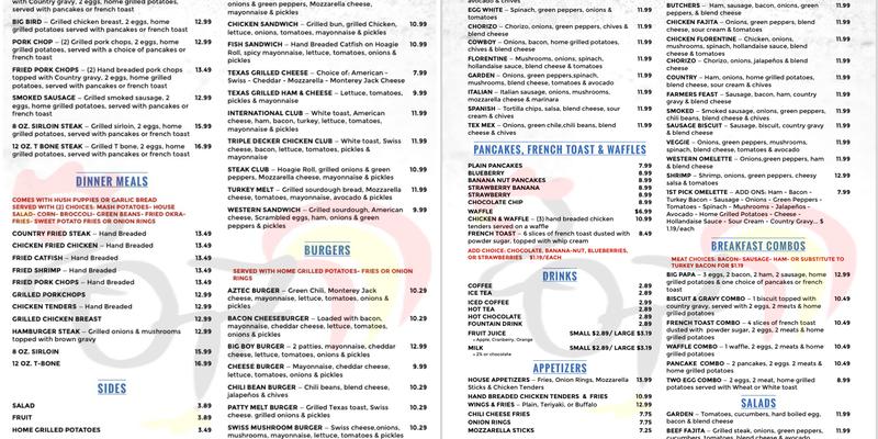 Country Scrambled cafe 3 Menu