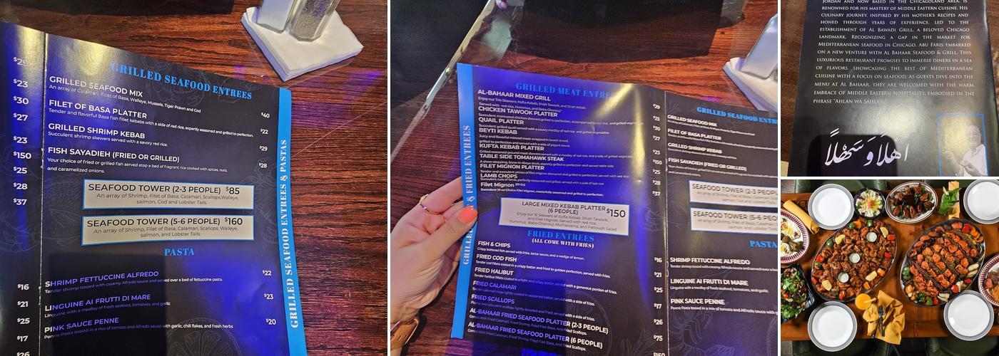 Al Bahaar Menu