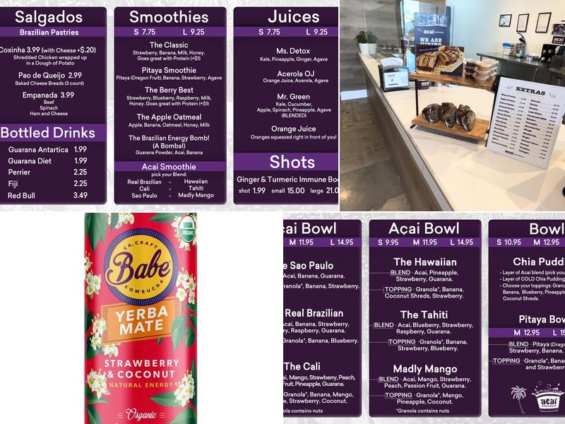 Acai Republic - Burbank Menu