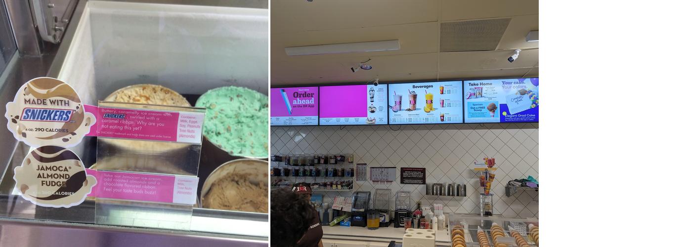 Baskin-Robbins Menu