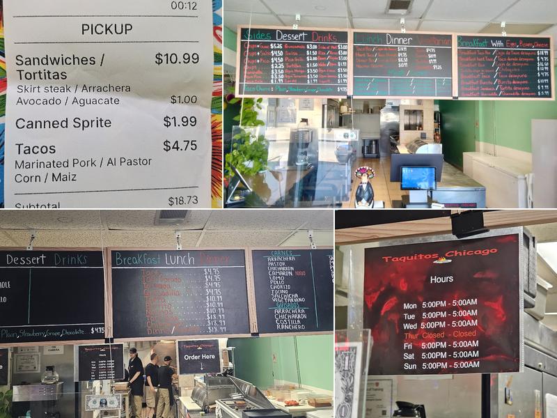 Taquitos Chicago Menu