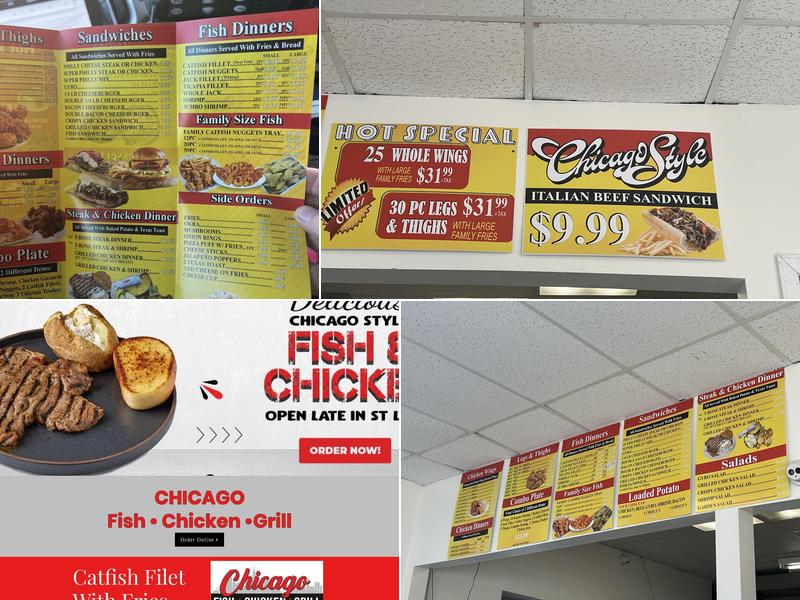 Chicago Fish & Chicken Grill -Cool Valley Menu