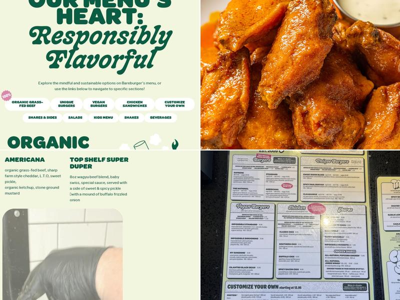 Bareburger Menu