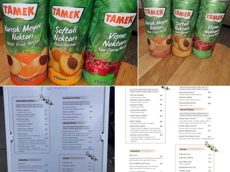 The Mediterranean Table Menu