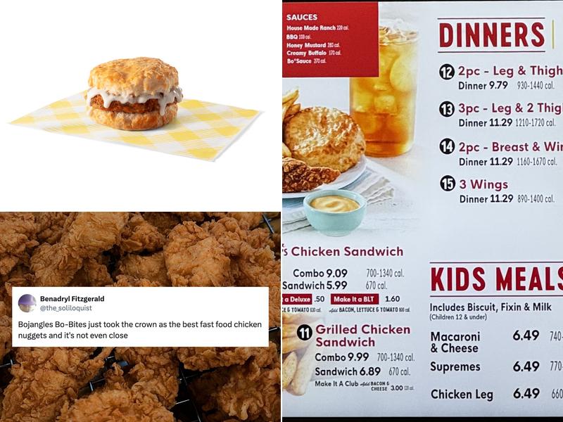 Bojangles Menu
