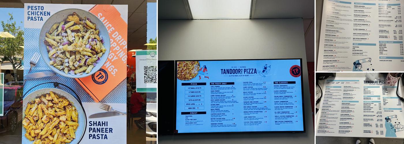 Tandoori Pizza - Best Pizza Restaurant In Town Menu