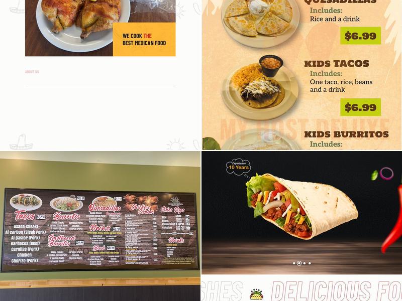 Tacos El Patron Menu