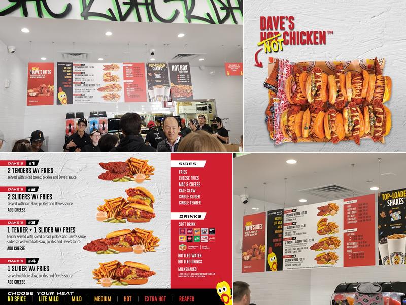 Dave's Hot Chicken Menu