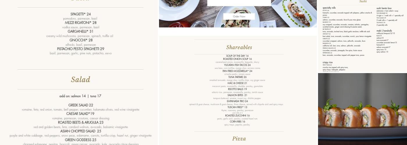 Cork & Slice Brooklyn Menu