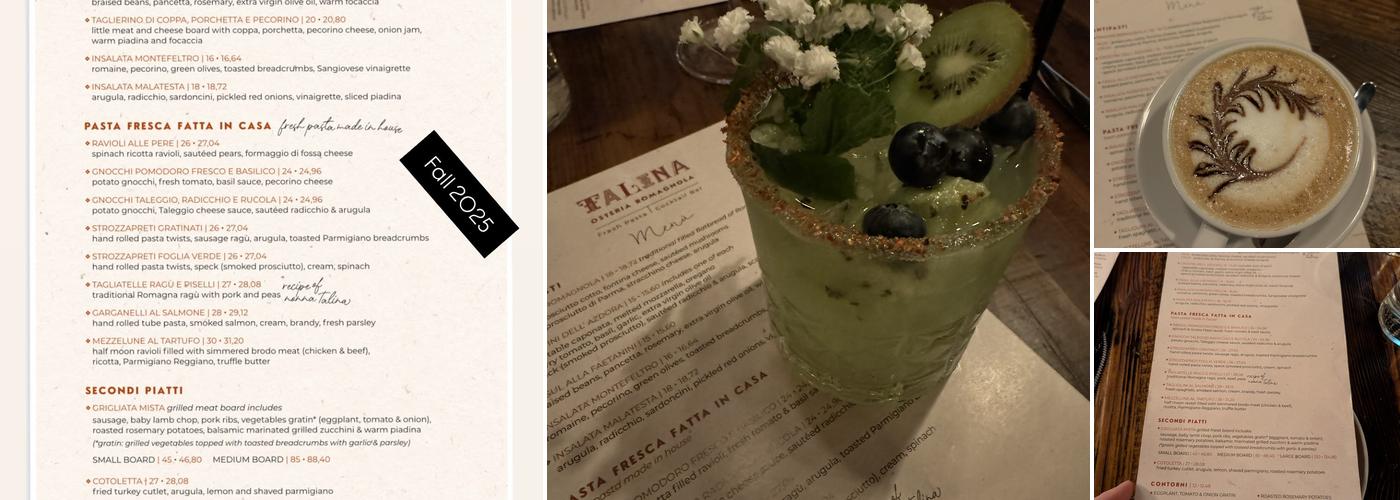 Talina Menu