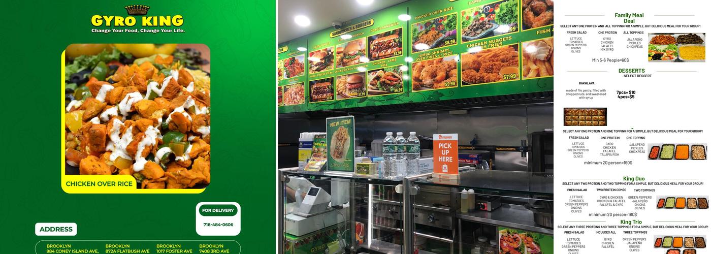 Gyro King Express Menu