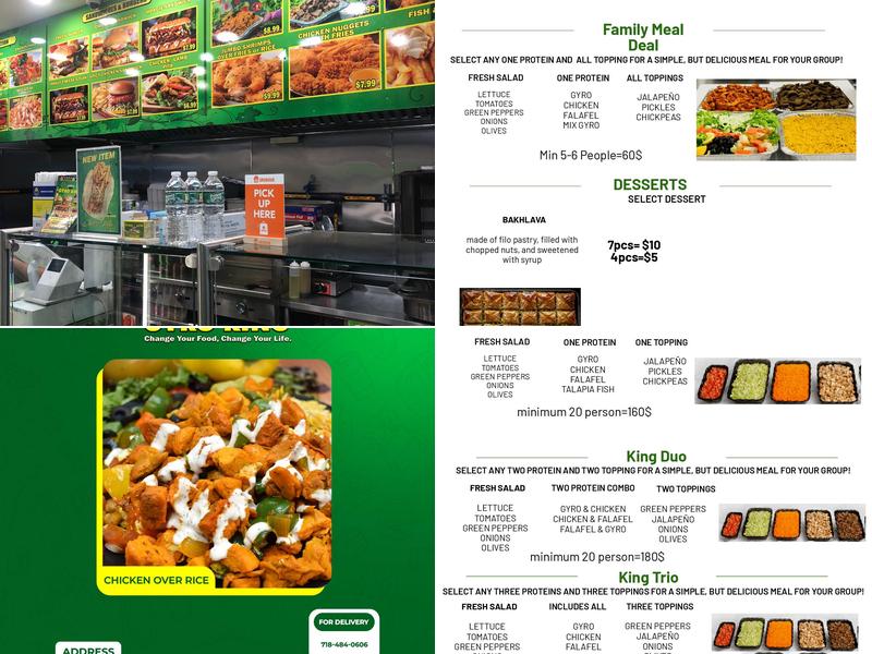 Gyro King Express Menu