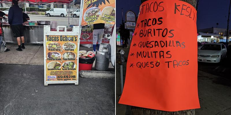Tacos ochoa, s Menu