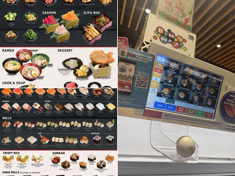 Kura Revolving Sushi Bar Menu