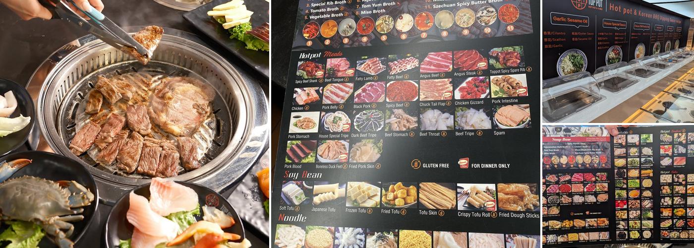 Top Pot & Korean BBQ Menu