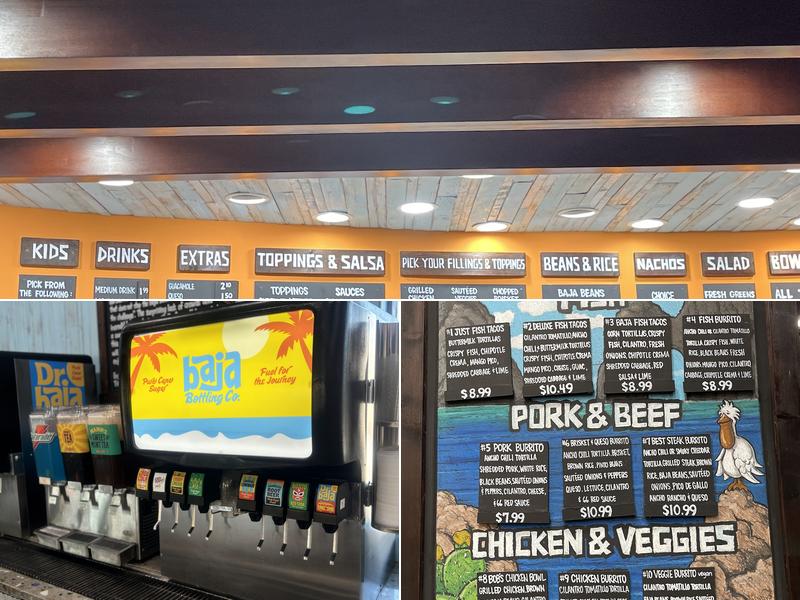 Cabo Bob's Burritos Menu