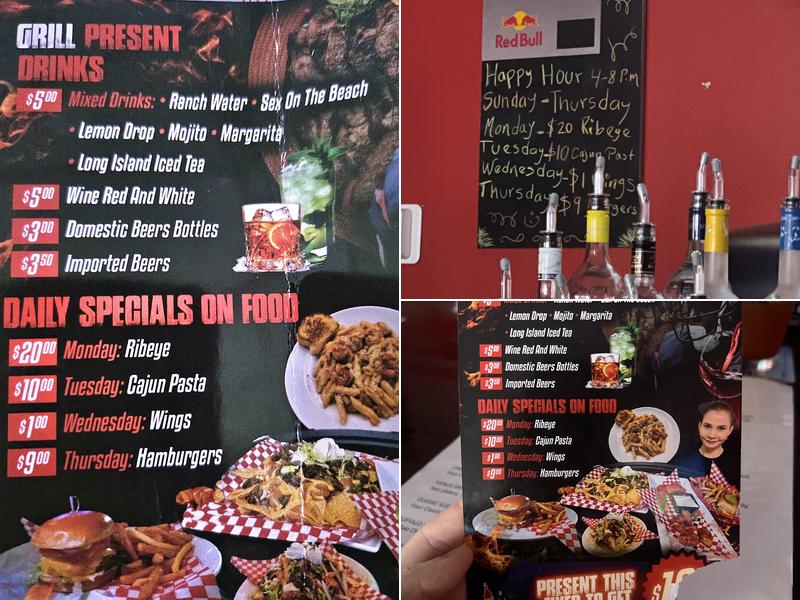 VENUS SPORTS BAR & GRILL Menu