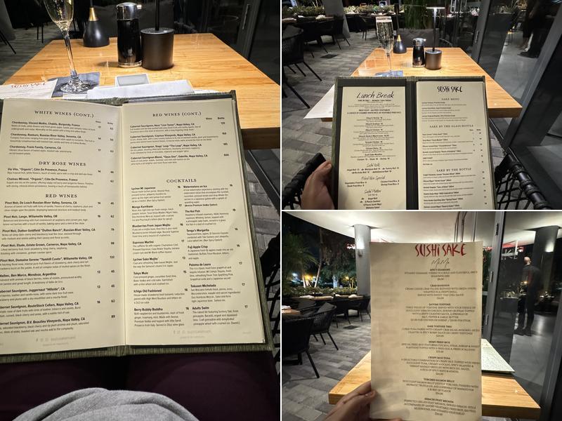 Sushi Sake MiMo Menu