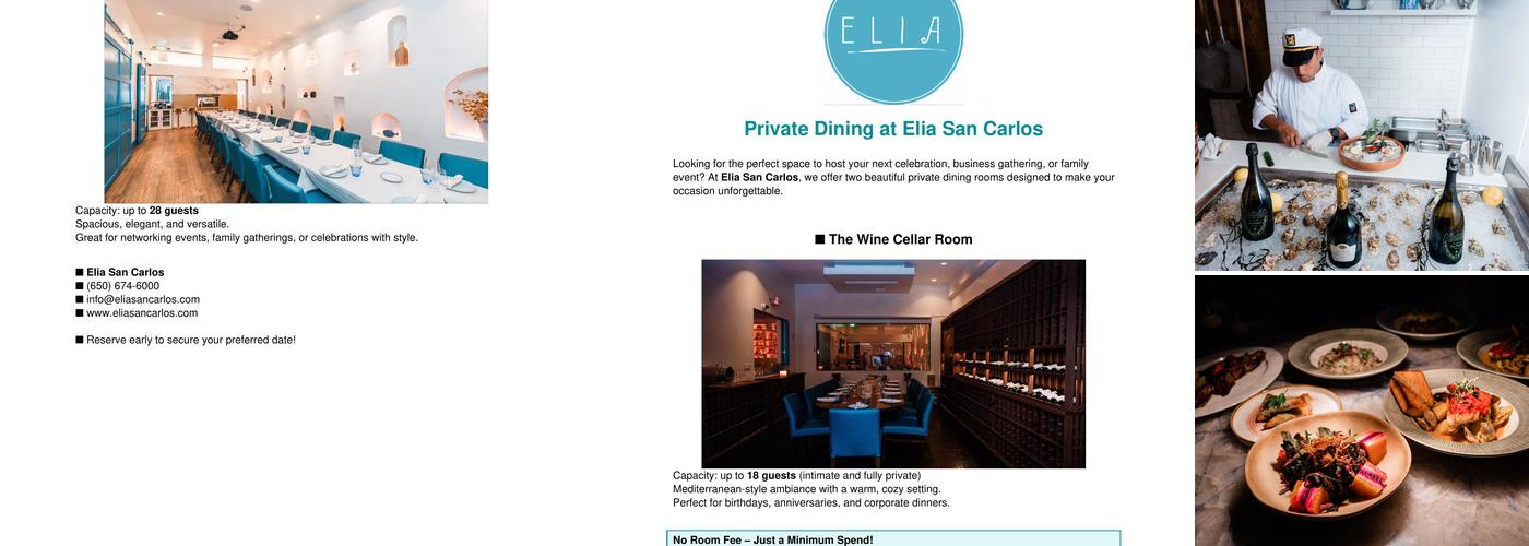 Elia Menu