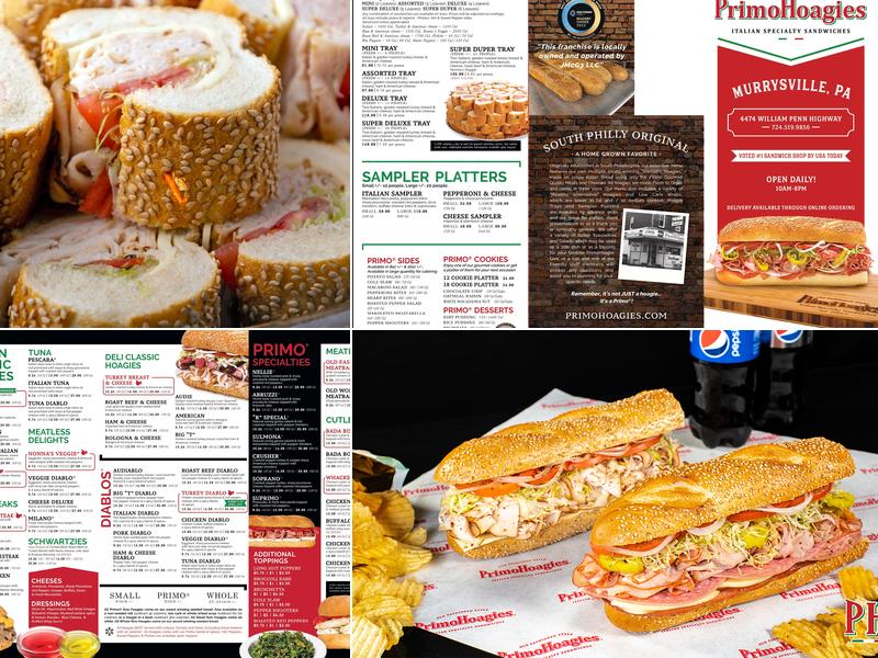 PrimoHoagies Menu