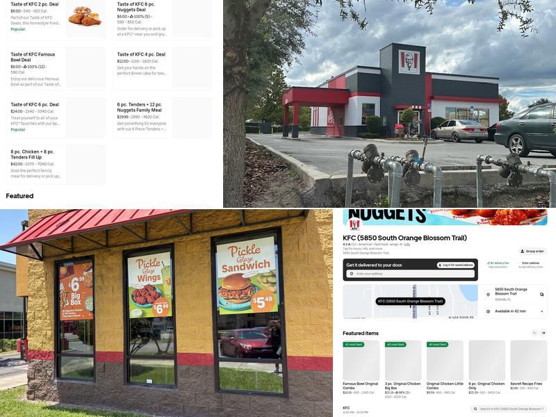 KFC Menu