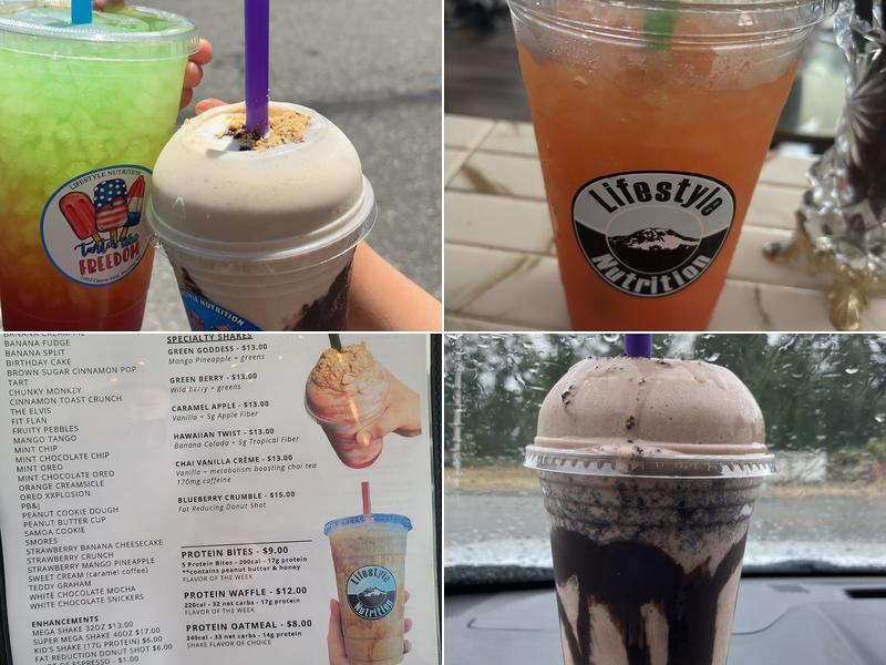 Lifestyle Nutrition Menu