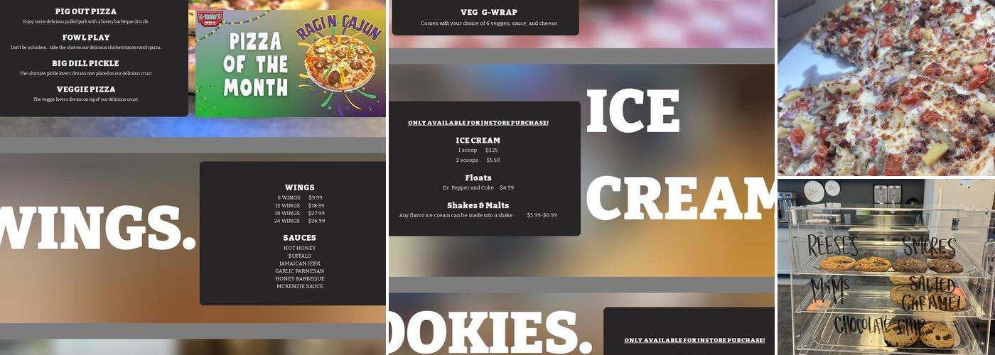G-Daddy's Menu