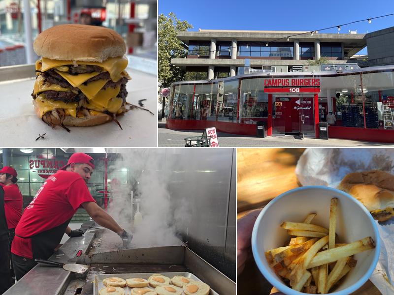 Campus Burgers 108 Paseo de San Antonio, San Jose