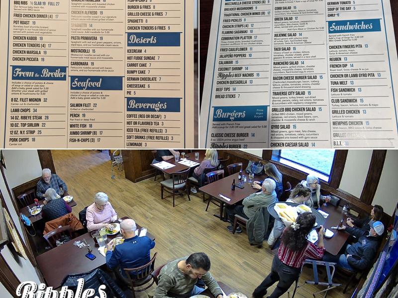 Ripples Of The Lakes Restaurant And Bar Menu