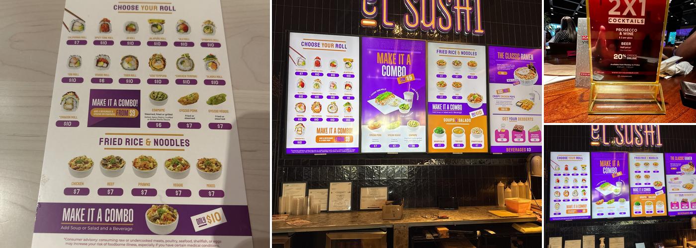 El Sushi by Soya - Express Asian Food Menu