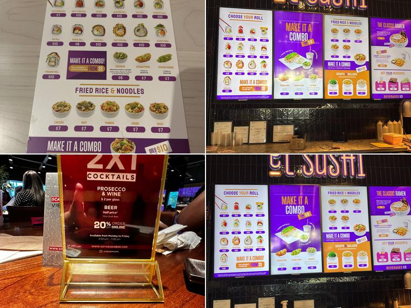 El Sushi by Soya - Express Asian Food Menu