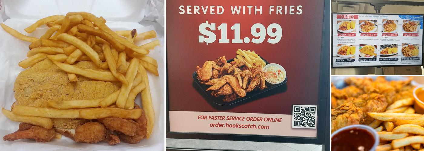 Hook's Catch Seafood and Wings - Coconut Creek Menu