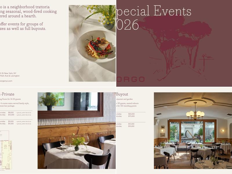 Borgo Menu