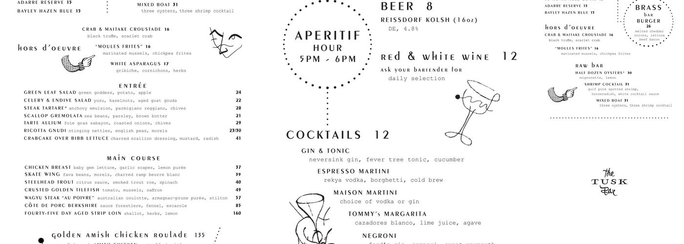 BRASS Menu