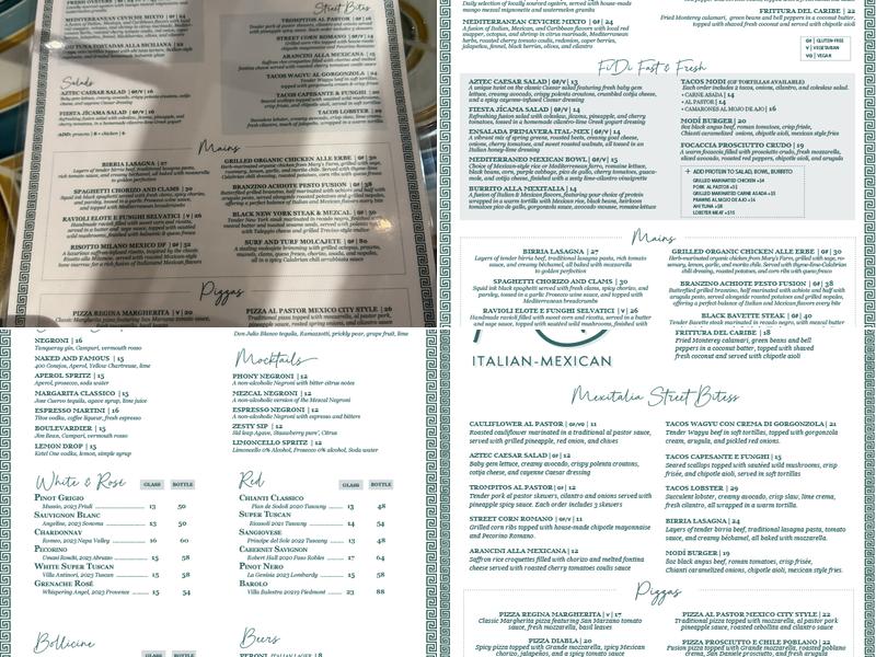 Modi Menu