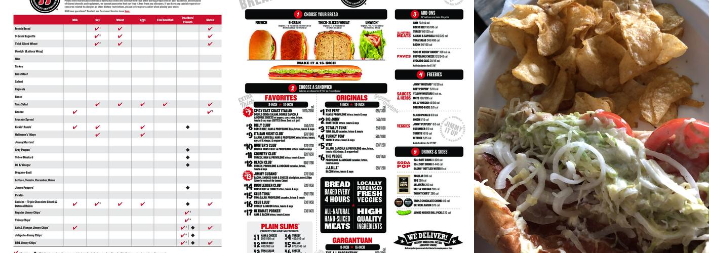 Jimmy John's Menu