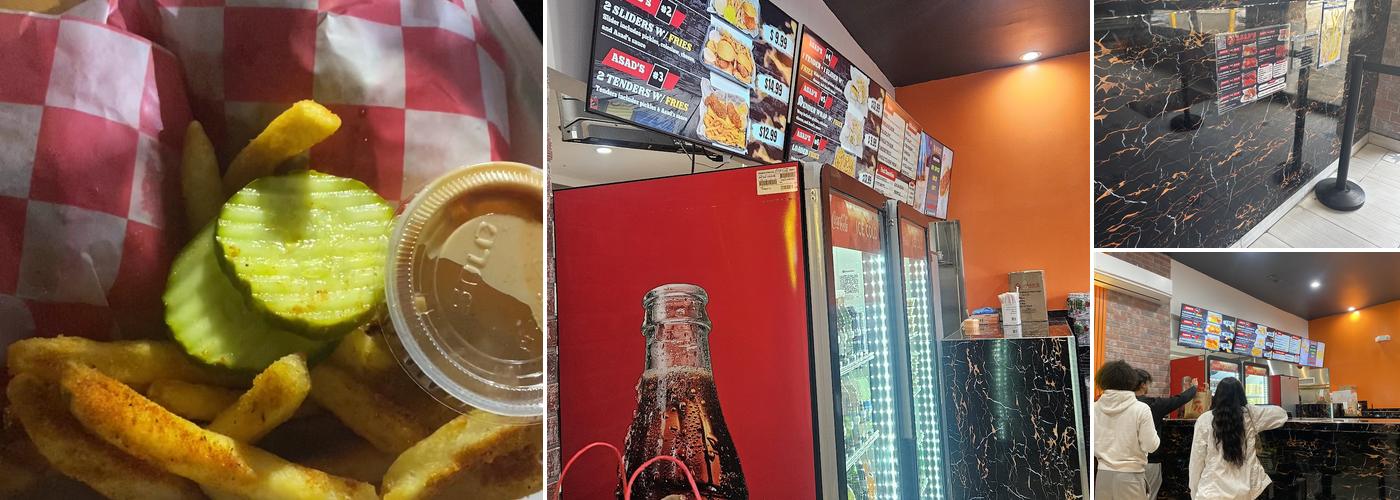 Asad's Hot Chicken Menu