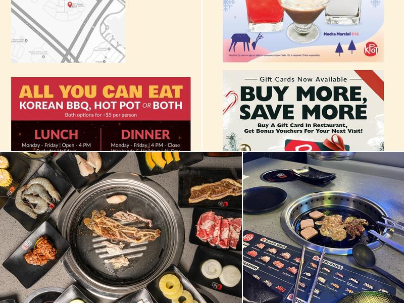 KPOT Korean BBQ & Hot Pot Menu