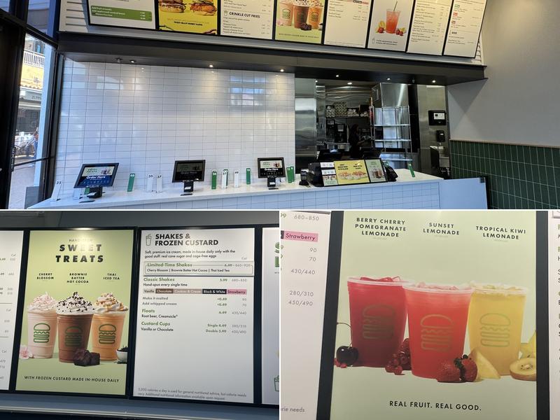 Shake Shack International Plaza Menu