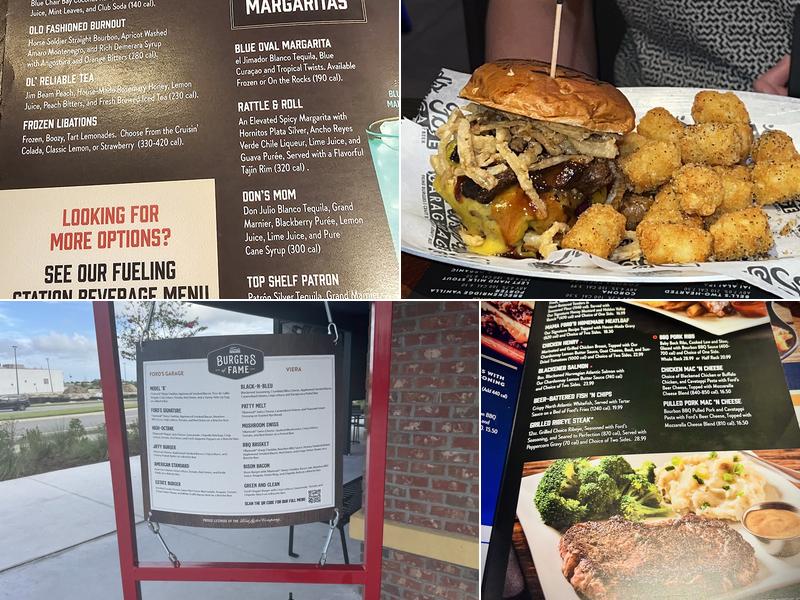 Ford's Garage Viera Menu