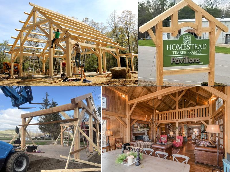 Homestead Timber Frames | Tennessee Pavilions