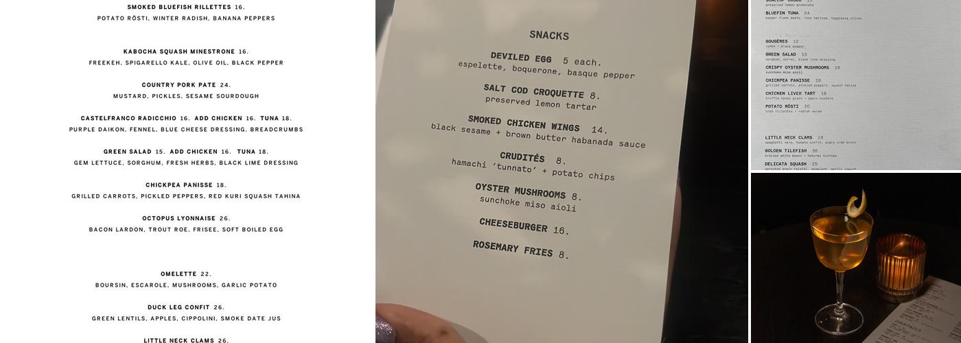 a.kitchen+bar - D.C. Menu