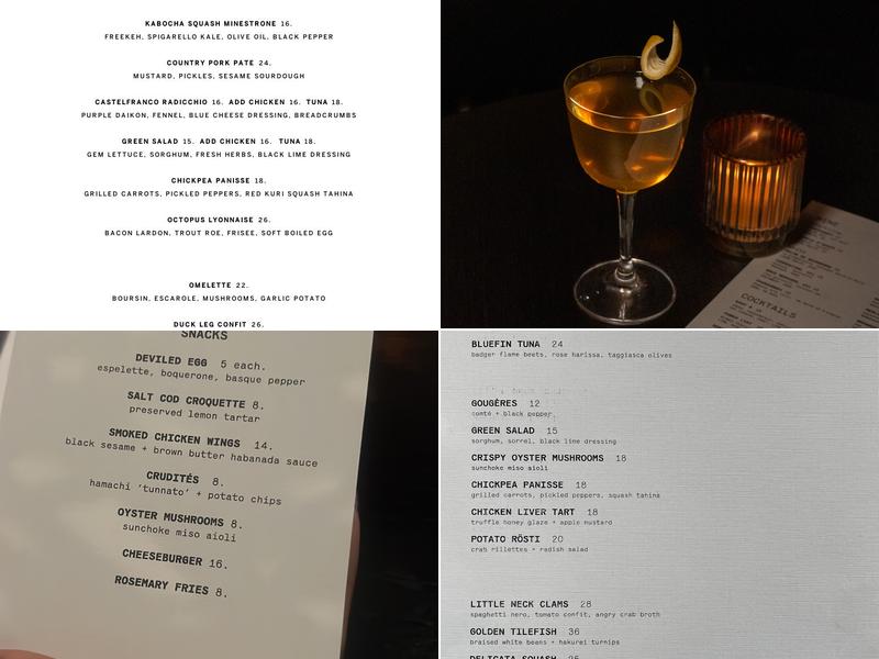 a.kitchen+bar - D.C. Menu