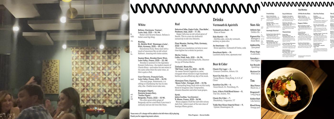 Commune Menu