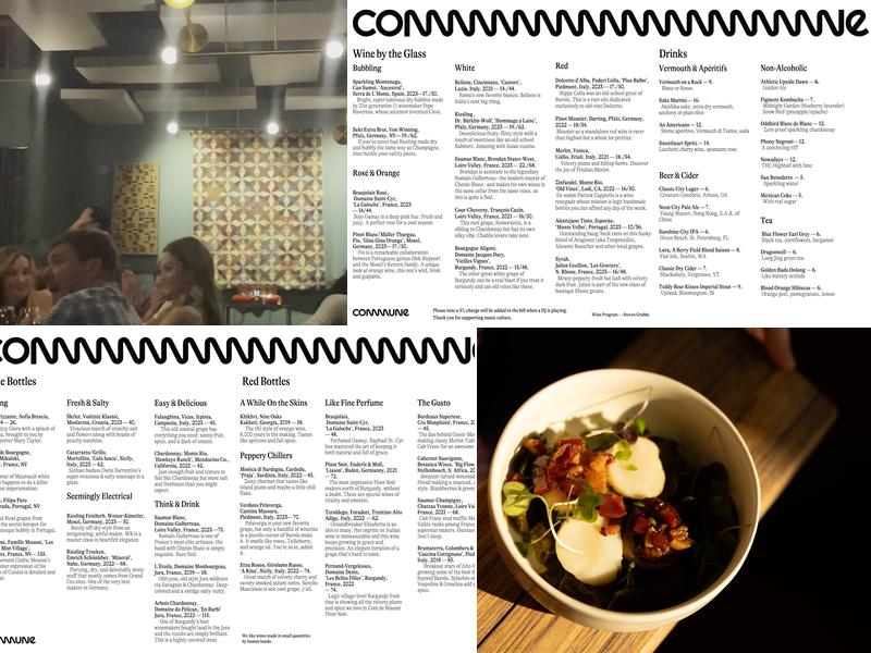 Commune Menu