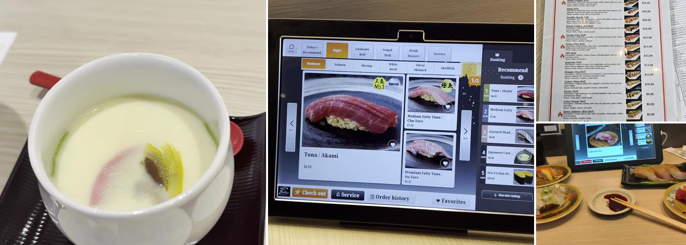 Kaiten Sushi Ginza Onodera Houston Menu