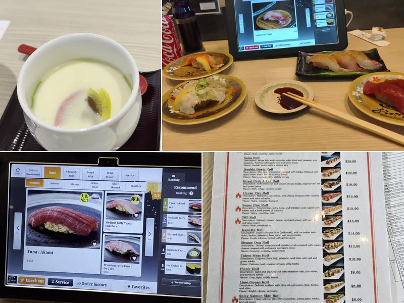 Kaiten Sushi Ginza Onodera Houston Menu