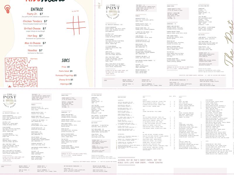 The Post Menu