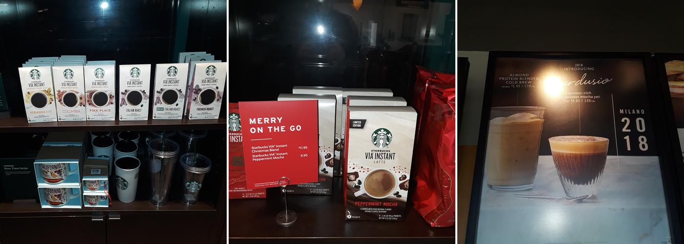 Starbucks Menu